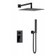 Душевая система Boheme Qubic 474-3-B цвет Черный матовый