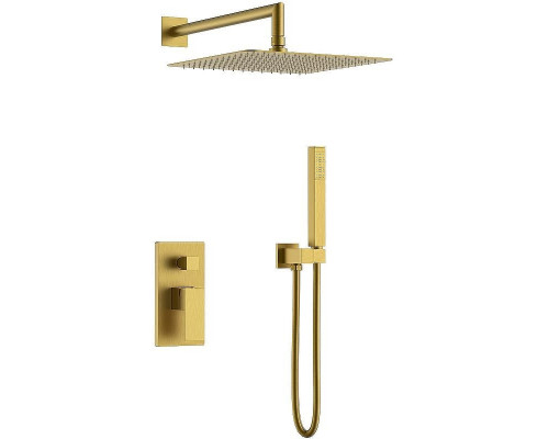 Душевая система Boheme Qubic 474-3-BR Бронза