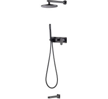 Душевая система Boheme Spectre 454-2-GM Оружейная сталь