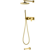 Душевая система Boheme Spectre 454-2-G Золото