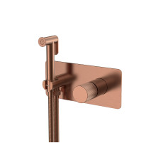 Гигиенический душ со смесителем Boheme Stick 127-CB.3 цвет Брашированная медь