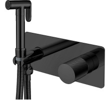 Гигиенический душ со смесителем Boheme Stick 127-BB.2 Черный матовый