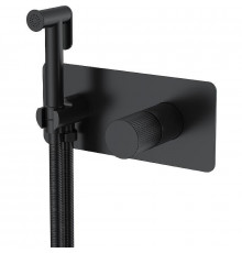 Гигиенический душ со смесителем Boheme Stick 127-BB.3 Черный матовый