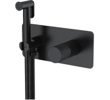 Гигиенический душ со смесителем Boheme Stick 127-BB.4 Черный матовый