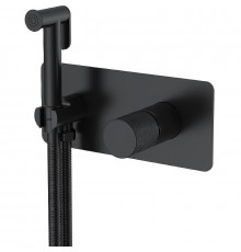 Гигиенический душ со смесителем Boheme Stick 127-BB.4 Черный матовый