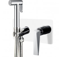 Гигиенический душ со смесителем Boheme Venturo 377-W Хром Белый