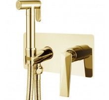 Гигиенический душ со смесителем Boheme Venturo 387 Золото