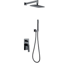 Душевая система Boheme Venturo 374-SGM Оружейная сталь глянцевая