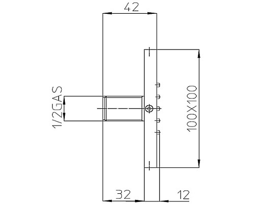 Приобрести Боковая форсунка Bossini Cubic Flat I00176.073 Черный матовый в магазине сантехники Santeh-Crystal.ru