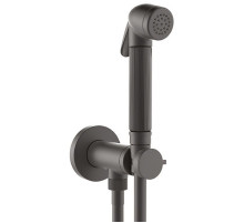 Гигиенический душ со смесителем Bossini Nikita E37009B.073 Черный матовый