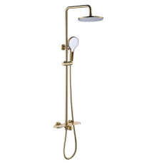 Душевая система Bronze de Luxe Айкон 80112CG Золото матовое