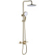 Душевая система Bronze de Luxe Айкон 80112CG Золото матовое