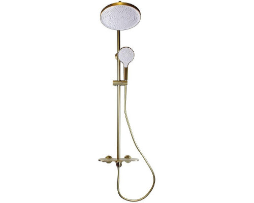 Душевая система Bronze de Luxe Айкон 80112CG Золото матовое