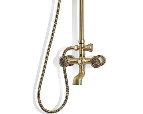 Душевая система Bronze de Luxe Роял 10121F Бронза