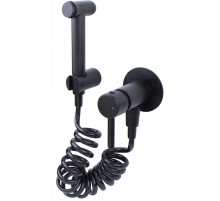 Гигиенический душ со смесителем Bronze de Luxe Scandi 14512/1B Черный матовый