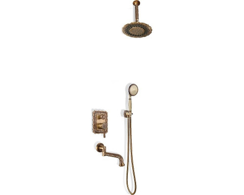 Душевая система Bronze de Luxe Виндзор 10137/1DF Бронза