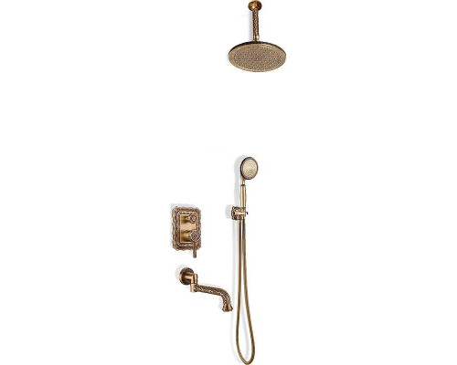 Душевая система Bronze de Luxe Виндзор 10137/1R Бронза