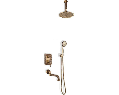 Душевая система Bronze de Luxe Виндзор 10137/1F Бронза