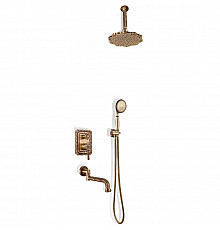 Душевая система Bronze de Luxe Windsor 10137/1F Бронза