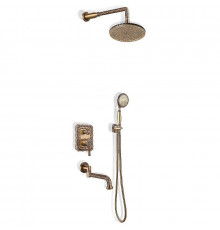 Душевая система Bronze de Luxe Виндзор 10137R Бронза