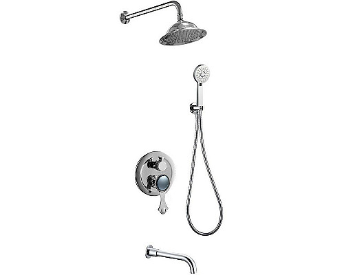 Заказать Душевая система Bronze de Luxe Yasmina NT800/B03 Хром в магазине сантехники Santeh-Crystal.ru