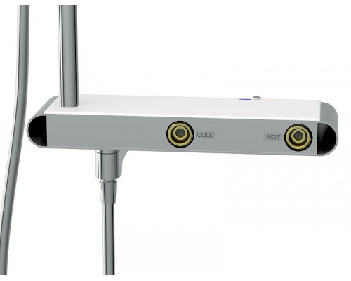 Приобрести Душевая система Cersanit Vivo 64089 с термостатом Хром в магазине сантехники Santeh-Crystal.ru