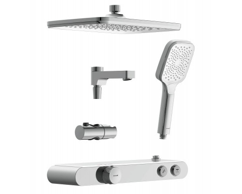 Приобрести Душевая система Cersanit Vivo 64089 с термостатом Хром в магазине сантехники Santeh-Crystal.ru