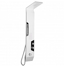 Душевая панель Cerutti SPA Oglio W CT8986 с гидромассажем Белая матовая