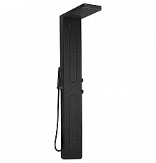 Душевая панель Cerutti SPA Vettore B CT8993 с гидромассажем Черная матовая