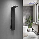 Купить Душевая панель Cerutti SPA Vettore B CT8993 с гидромассажем Черная матовая в магазине сантехники Santeh-Crystal.ru