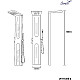 Купить Душевая панель Cerutti SPA Vettore B CT8993 с гидромассажем Черная матовая в магазине сантехники Santeh-Crystal.ru
