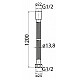 Купить Душевой шланг Cezares CZR-C-FMDC2-120-01 Хром в магазине сантехники Santeh-Crystal.ru