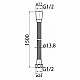 Душевой шланг Cezares Czr CZR-U-FMDC-150-01 Хром