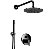 Душевая система Cezares Leaf LEAF-DSIP-30-NOP Черная матовая