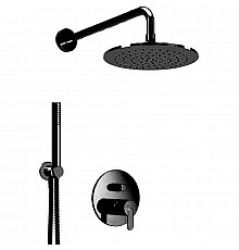 Душевая система Cezares Leaf LEAF-DSIP-30-NOP Черная матовая