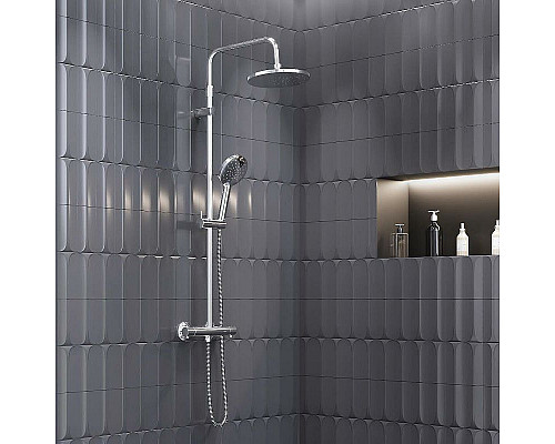 Santeh-Crystal.ru: Душевая система Damixa Jupiter 977800000 с термостатом Хром Заказать Душевая система Damixa Jupiter 977800000 с термостатом Хром в магазине сантехники Santeh-Crystal.ru