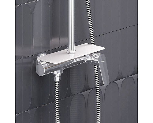 Santeh-Crystal.ru: Душевая система Damixa Jupiter 977780000 Хром Приобрести Душевая система Damixa Jupiter 977780000 Хром в магазине сантехники Santeh-Crystal.ru