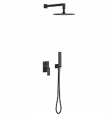 Душевая система Excellent Keria AREX.SET.2045BL Черный матовый