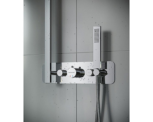 Приобрести Душевая система Excellent Rain Krotos AREX.8081CR Хром в магазине сантехники Santeh-Crystal.ru