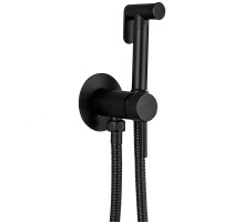 Гигиенический душ со смесителем Haiba HB5511-7 Черный матовый