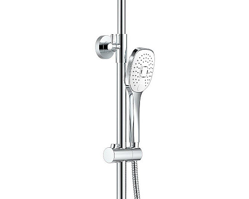 Купить Душевая система Haiba HB24505-8 Белый Хром в магазине сантехники Santeh-Crystal.ru