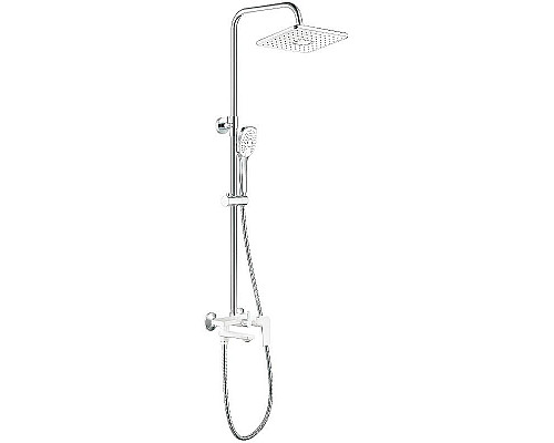Купить Душевая система Haiba HB24505-8 Белый Хром в магазине сантехники Santeh-Crystal.ru