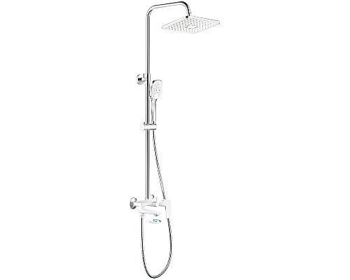 Купить Душевая система Haiba HB24505-8 Белый Хром в магазине сантехники Santeh-Crystal.ru
