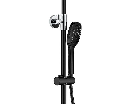 Купить Душевая система Haiba HB24548-7 Черный Хром в магазине сантехники Santeh-Crystal.ru