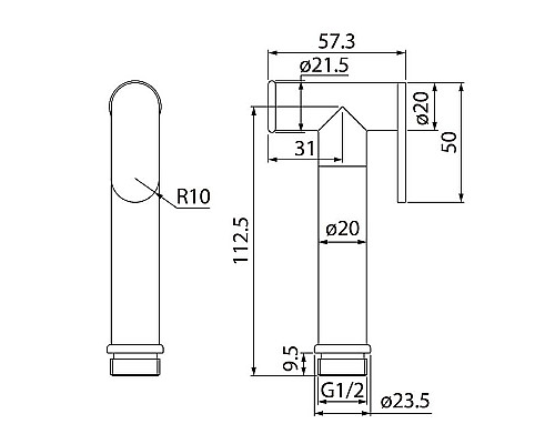 Купить Гигиенический душ Iddis IDDIS 020SB0Gi20 Хром в магазине сантехники Santeh-Crystal.ru