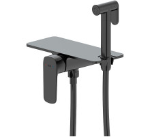 Гигиенический душ со смесителем Iddis Axes AXEBLSHi08 Черный матовый