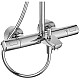 Приобрести Душевая система Ideal Standard Ceratherm T100 A7591AA с термостатом Хром в магазине сантехники Santeh-Crystal.ru