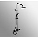 Купить Душевая система Ideal Standard Ceratherm T25 A7545XG с термостатом Черная матовая в магазине сантехники Santeh-Crystal.ru