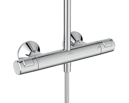 Приобрести Душевая система Ideal Standard Ceratherm T25 A7701AA с термостатом Хром в магазине сантехники Santeh-Crystal.ru