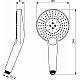 Заказать Ручной душ Ideal Standard Ideal Rain Evo Jet Round XL3 B1759AA Хром в магазине сантехники Santeh-Crystal.ru